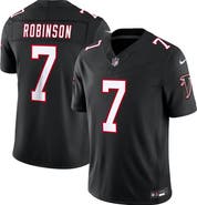 Nike Men's Nike Bijan Robinson Black Atlanta Falcons Alternate Throwback Vapor F.U.S.E. Stitched Limited Jersey
