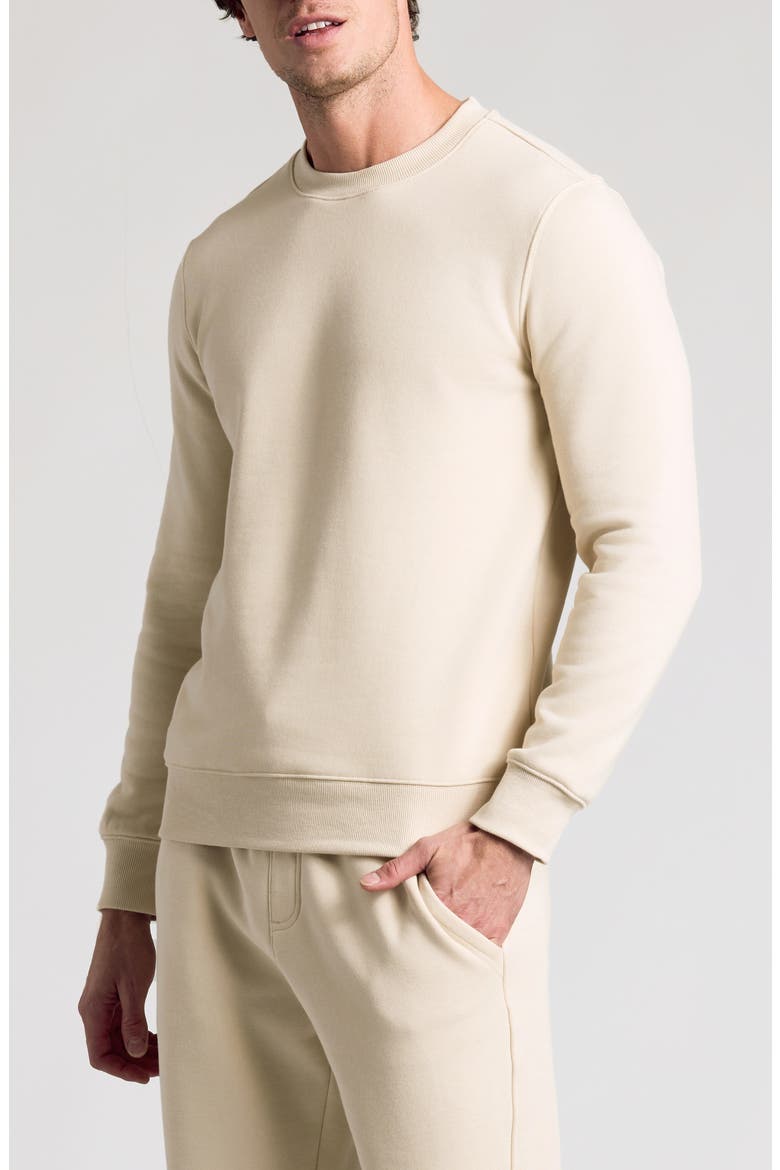 Fleece Crewneck Sweatshirt, Alternate, color, DUNE