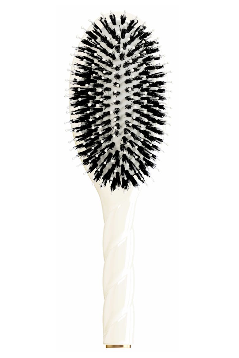 N.03 The Large Gentle Scalp Care Hairbrush, Main, color, CREAMY WHITE