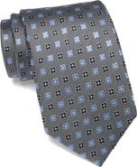Duchamp Small Medallion Silk Tie
