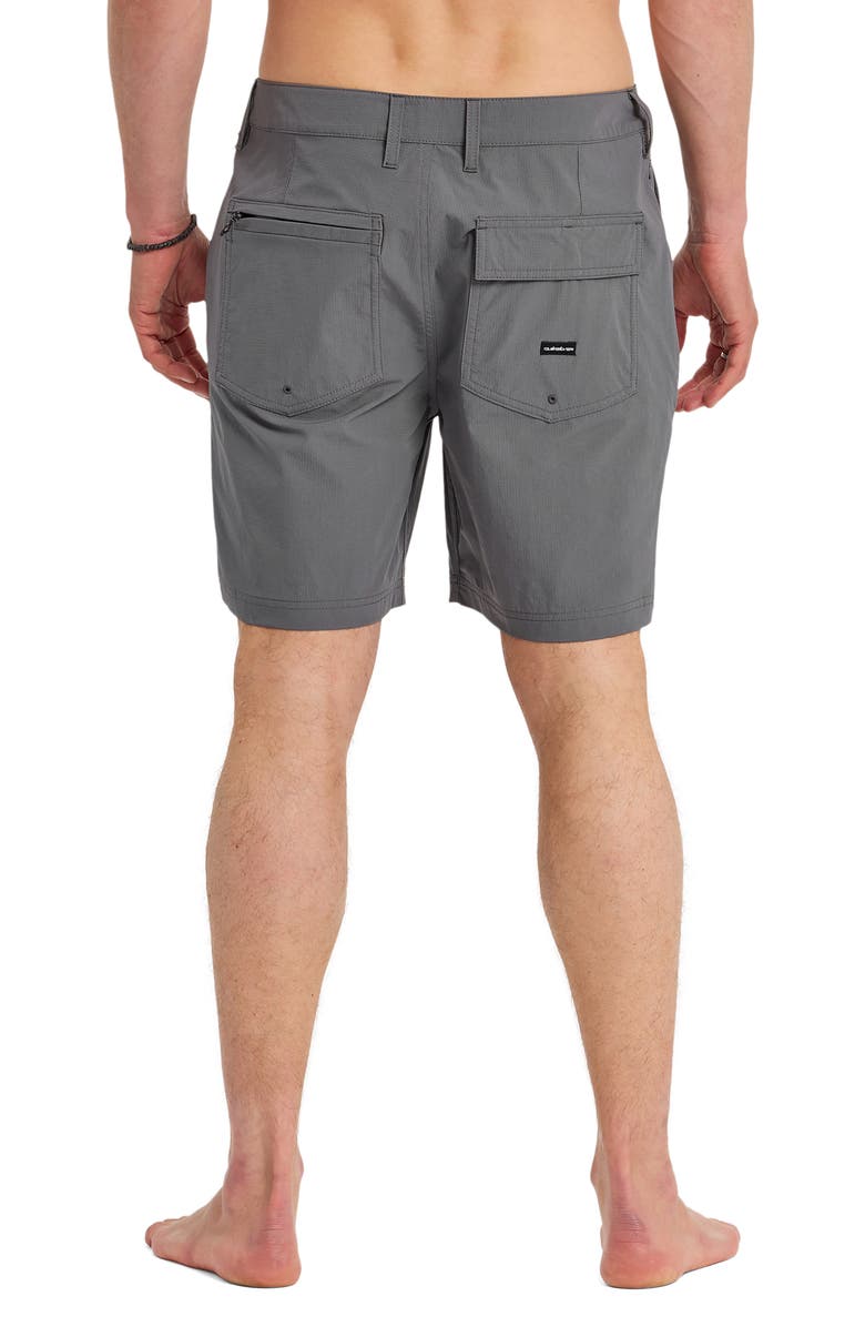 Quiksilver Transit 19 Hybrid Shorts, Alternate, color, Iron Gate