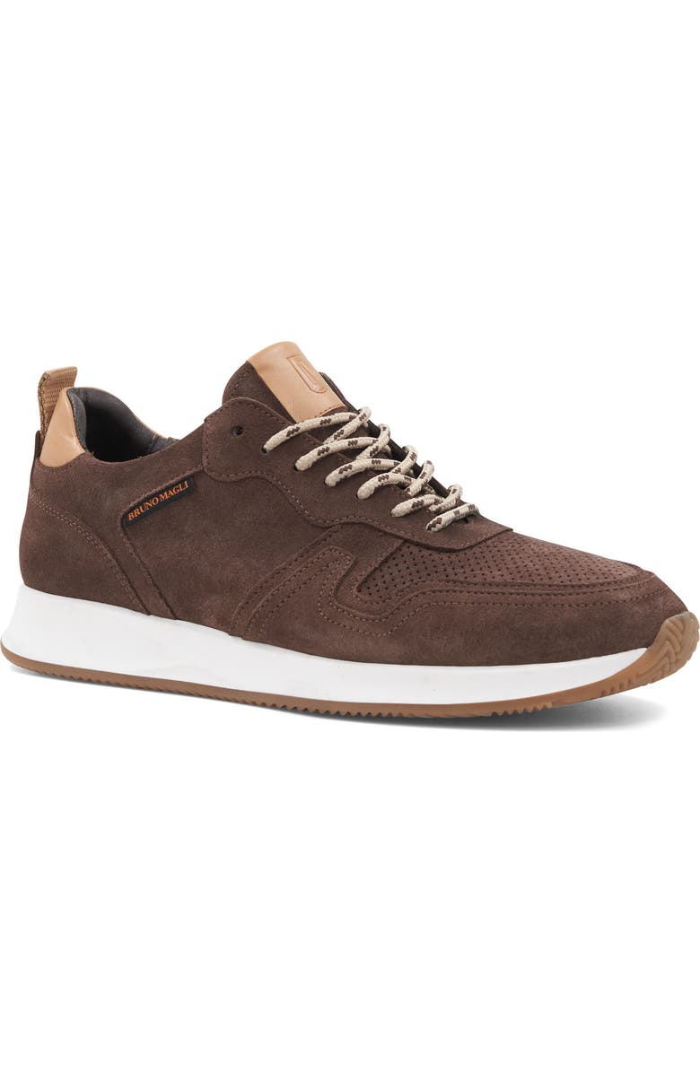 Bruno Magli Capri Sneaker, Main, color, Brown Suede