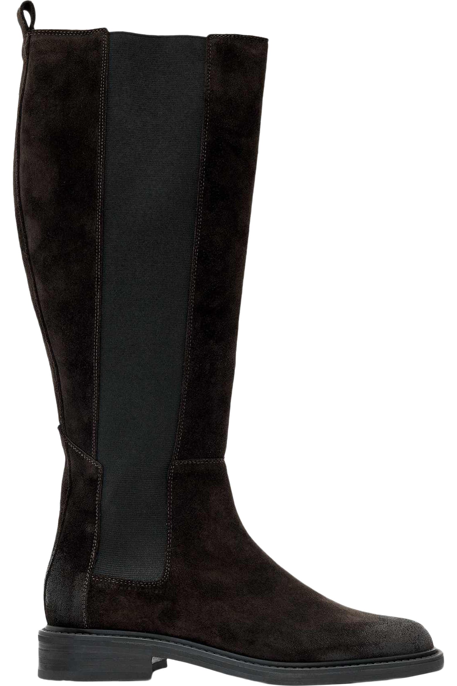 Bale Color AllSaints Bales Suede Knee High Boot (Women) | Nordstrom