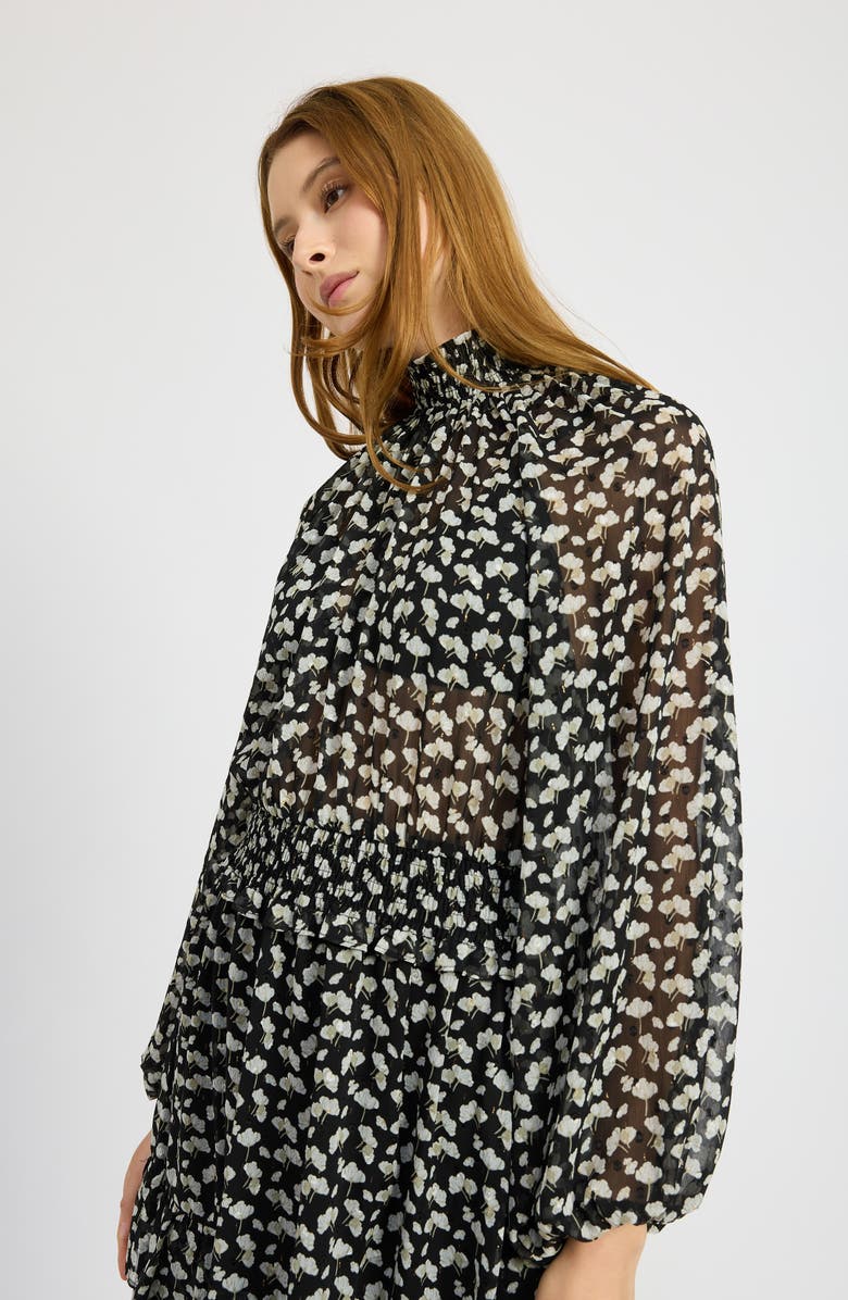 En Saison Genevieve Floral Long Sleeve Tiered Dress, Alternate, color, 