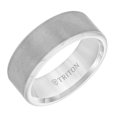 8MM Tantalum Ring with Satin Finish Dome