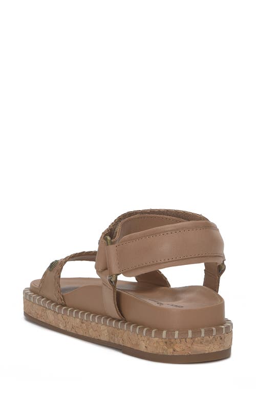 Lucky Brand Ullani Ankle Strap Platform Sandal In Latte Sumhaz