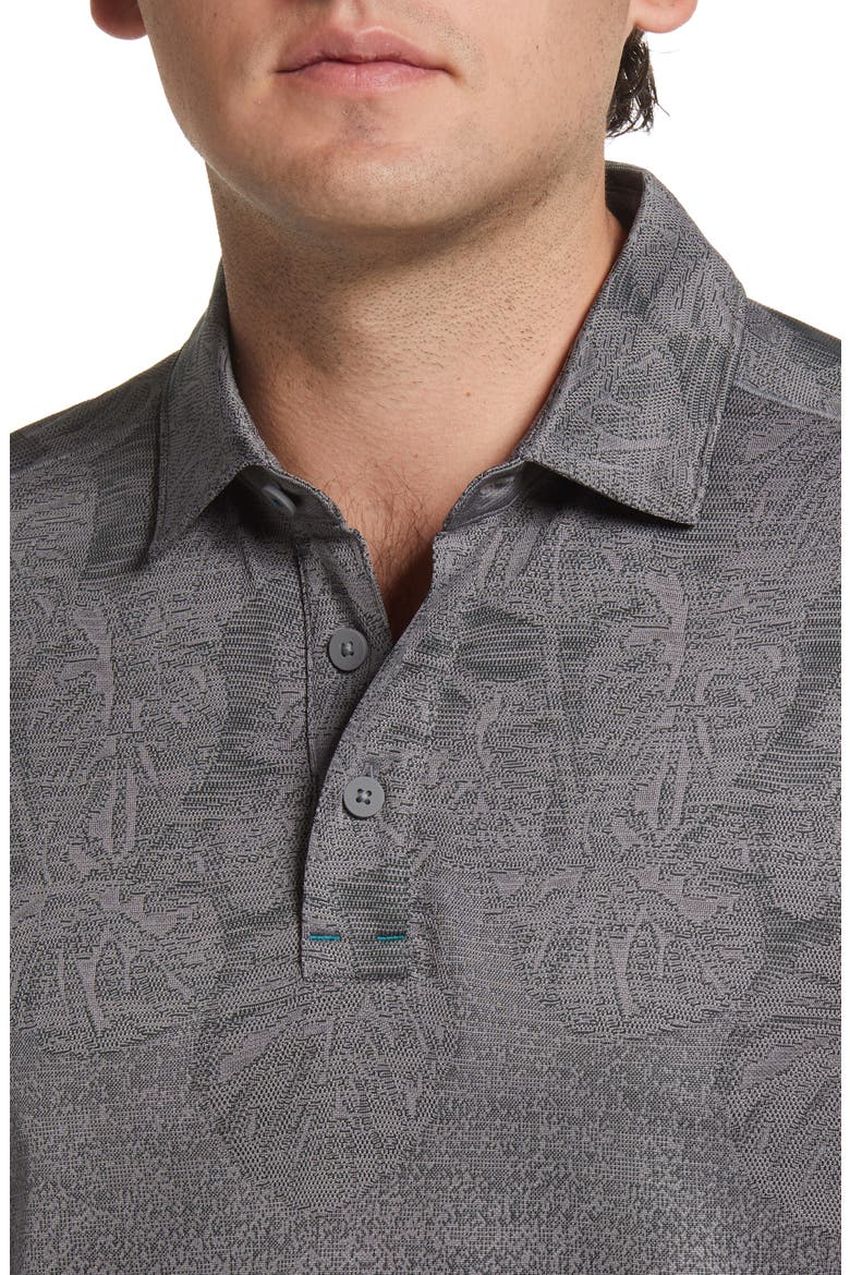 Palm Coast Tropic Fade Polo, Alternate, color, ONYX