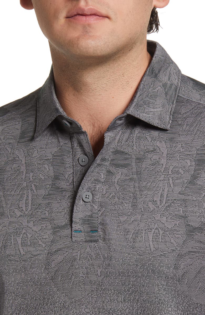 Tommy Bahama Palm Coast Tropic Fade Polo, Alternate, color, Onyx