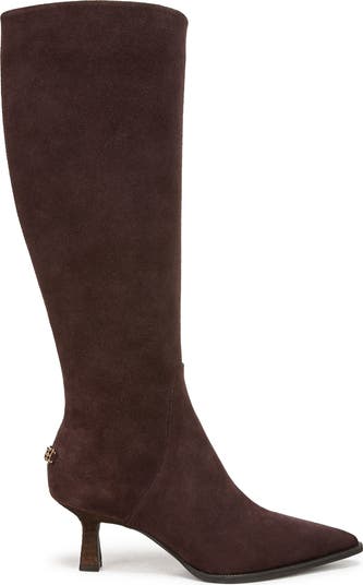 Yulia Pointy Toe Knee High Boot