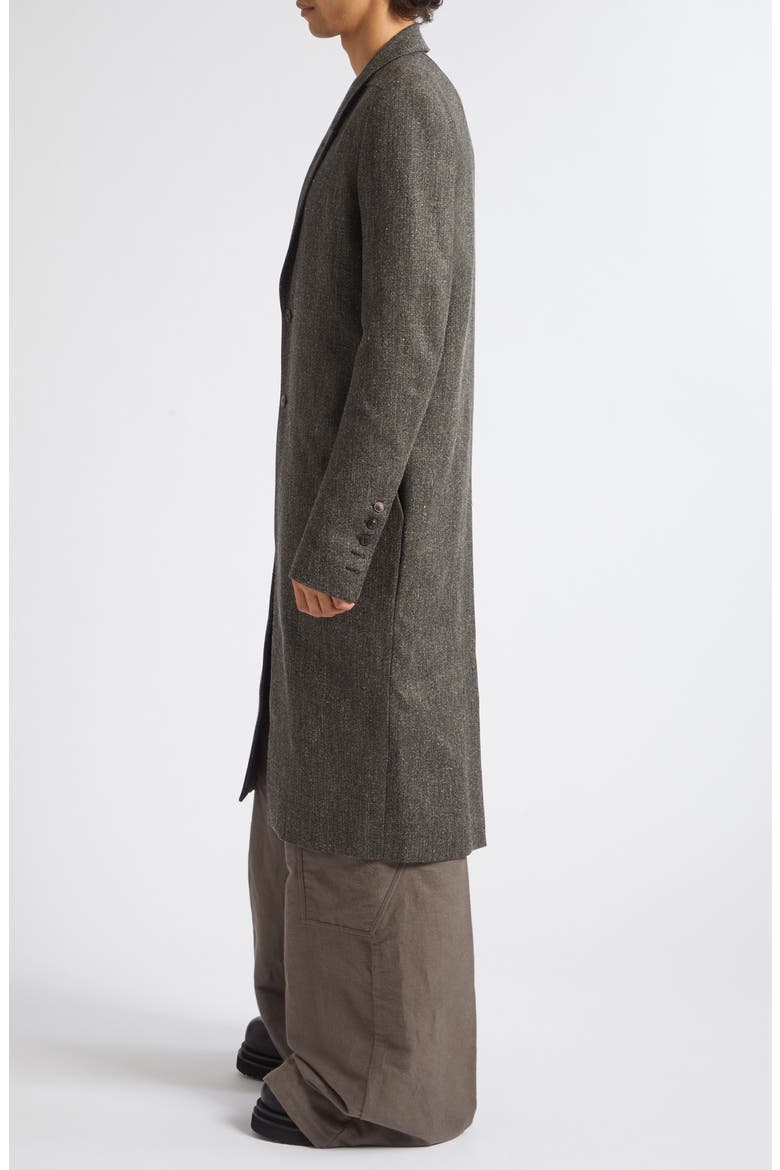 Concordian Wool Blend Coat, Alternate, color, CARBONE