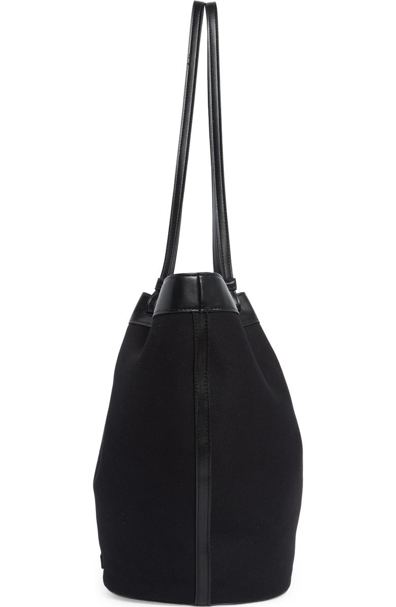 BCBG Canvas Tote Bag, Alternate, color, Black