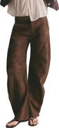 Free People Spotlight Wide Leg Faux Leather Trousers