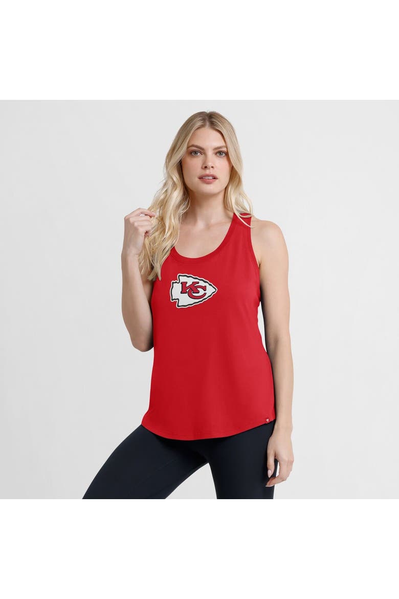 Women's Fanatics Red Kansas City Chiefs Iron Fan Tank Top, Alternate, color, Red