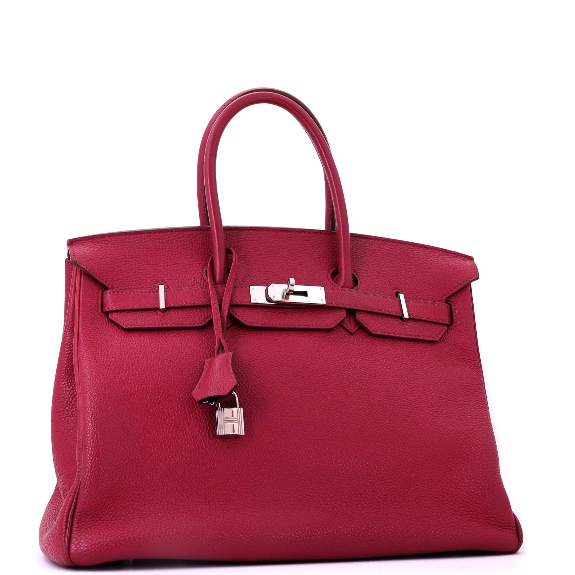 Birkin Handbag Red Togo with Palladium Hardware 35, Alternate, color, Red
