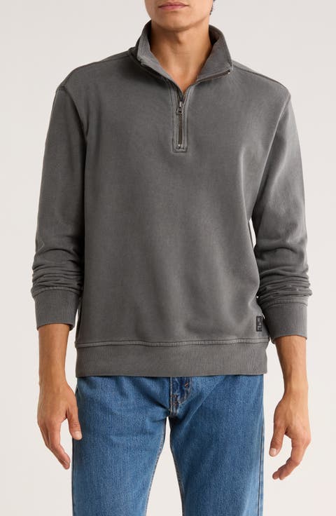 Bronn French Terry Quarter Zip Sweatshirt