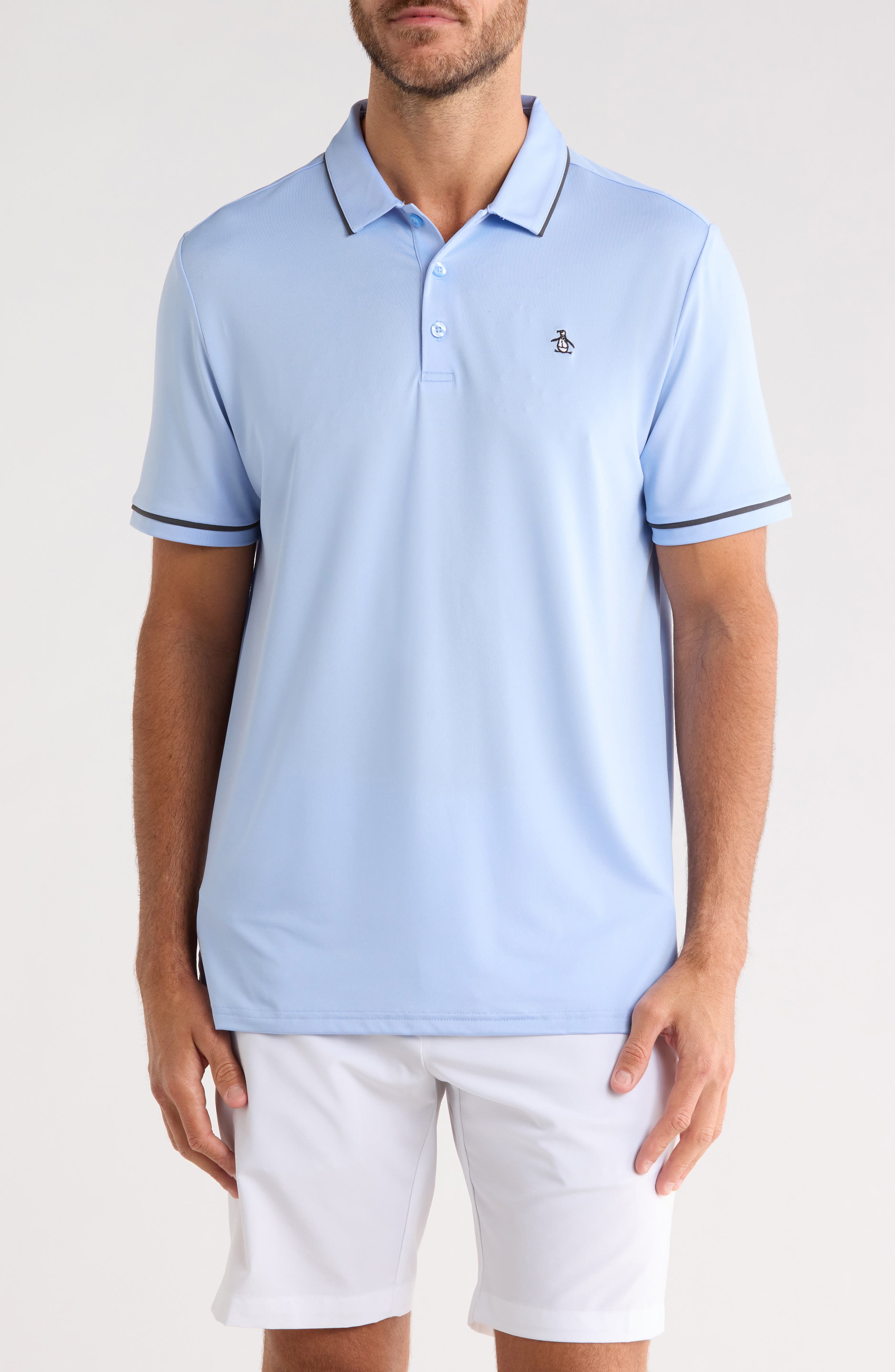 Tipped Knit Polo - image 5