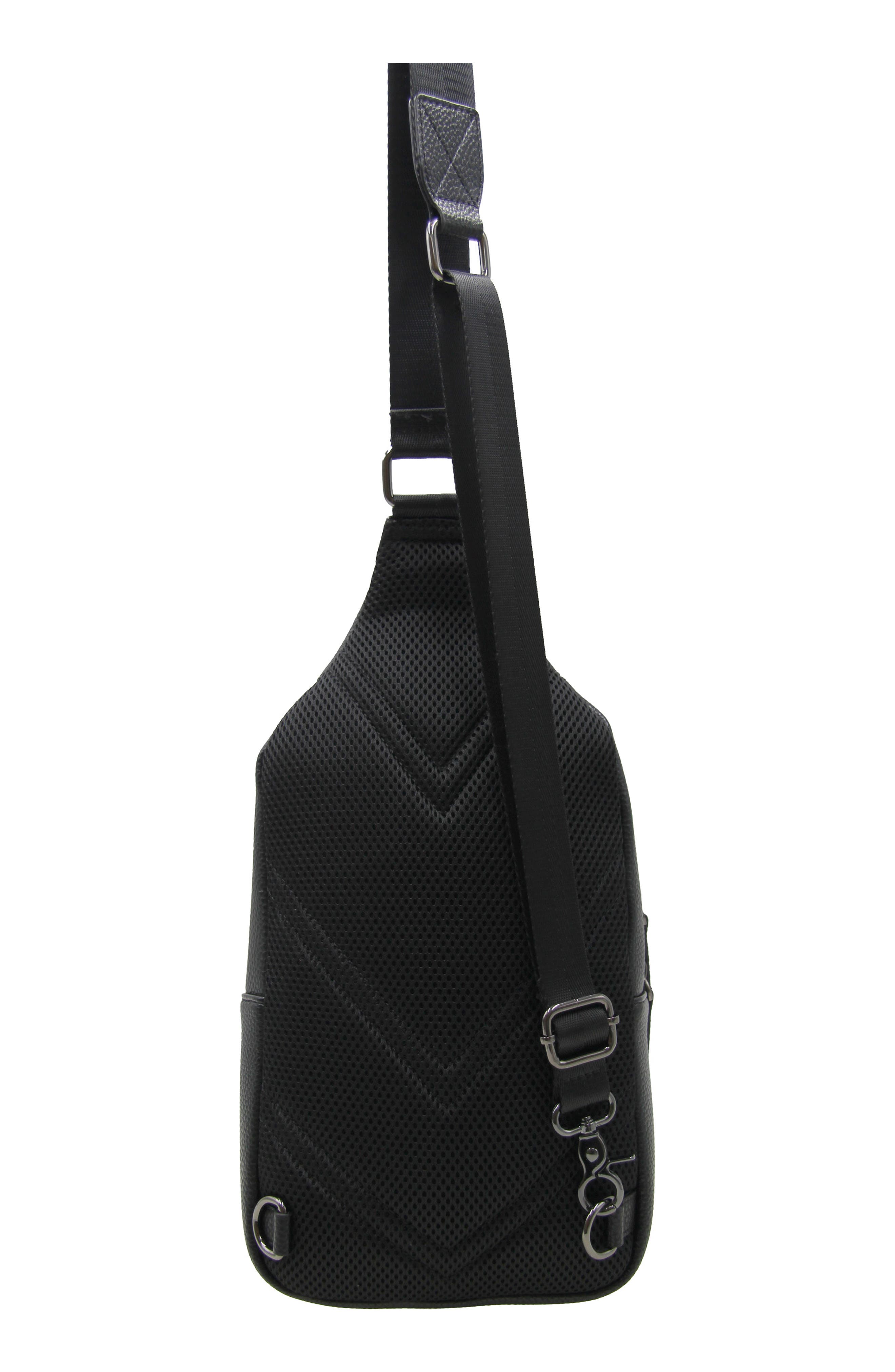 Robert Graham Dash Sling Crossbody Bag, Alternate, color, Black