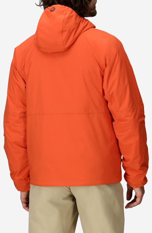 Marmot Novus Lt Insulated Hooded Jacket In Ginger Blossom