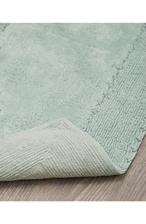 Laura Ashley Ruffle Cotton 2-piece Bath Mat Set