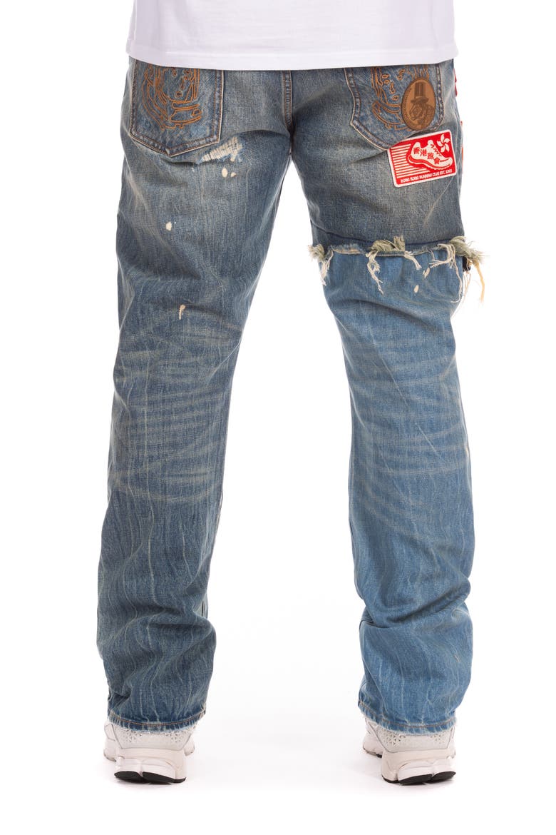 BB Retrograde Rip & Repair Jeans, Alternate, color, FORNAX