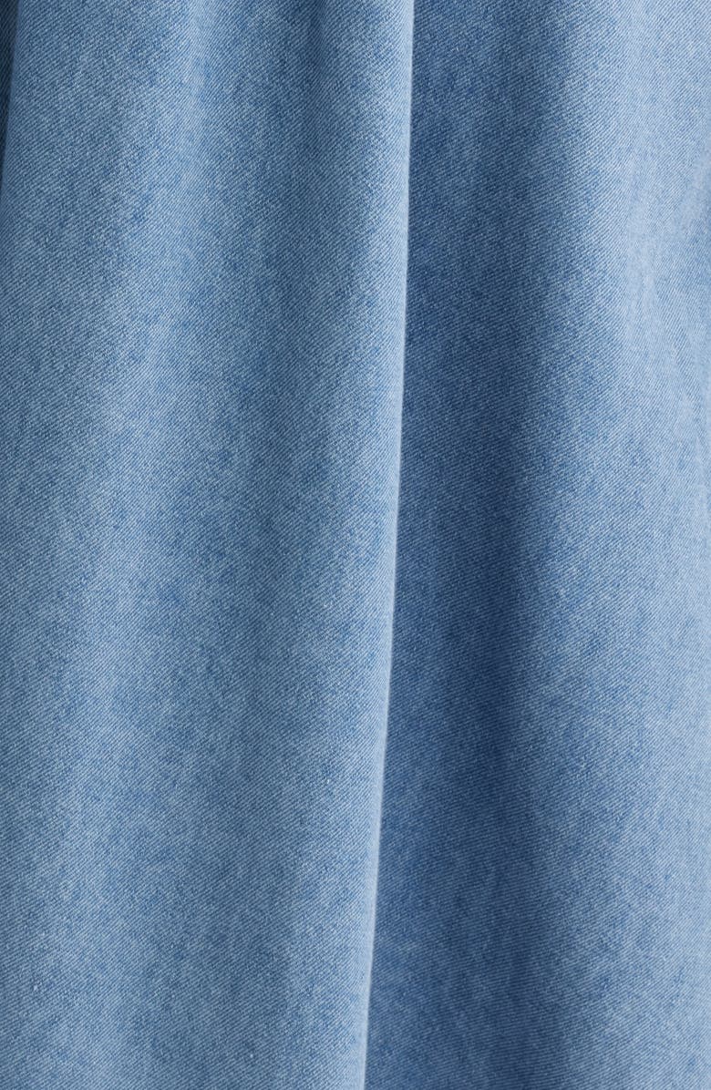 FREEMARKET Denim MIdi Dress, Alternate, color, Denim