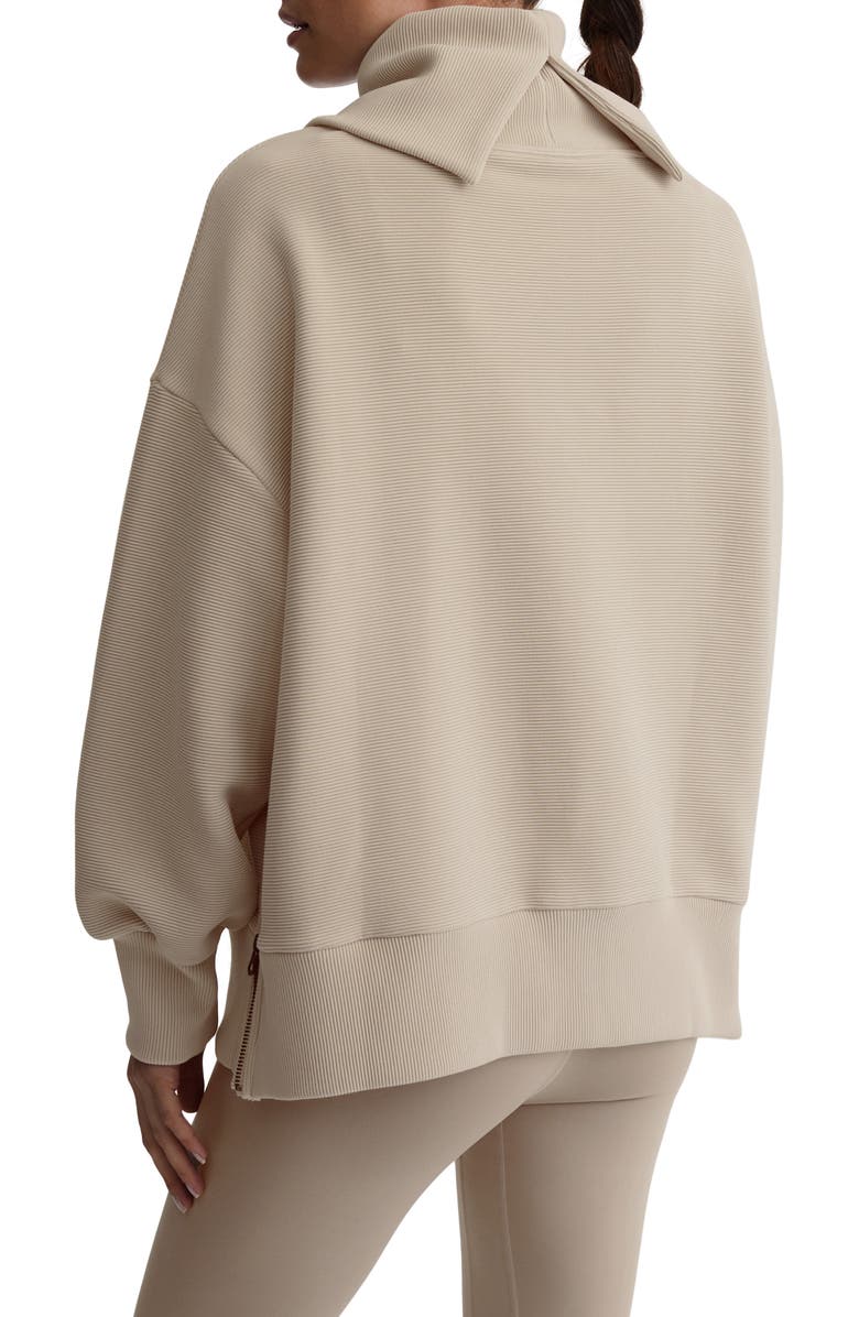 Varley Milton Cowl Neck Sweatshirt, Alternate, color, Mushroom