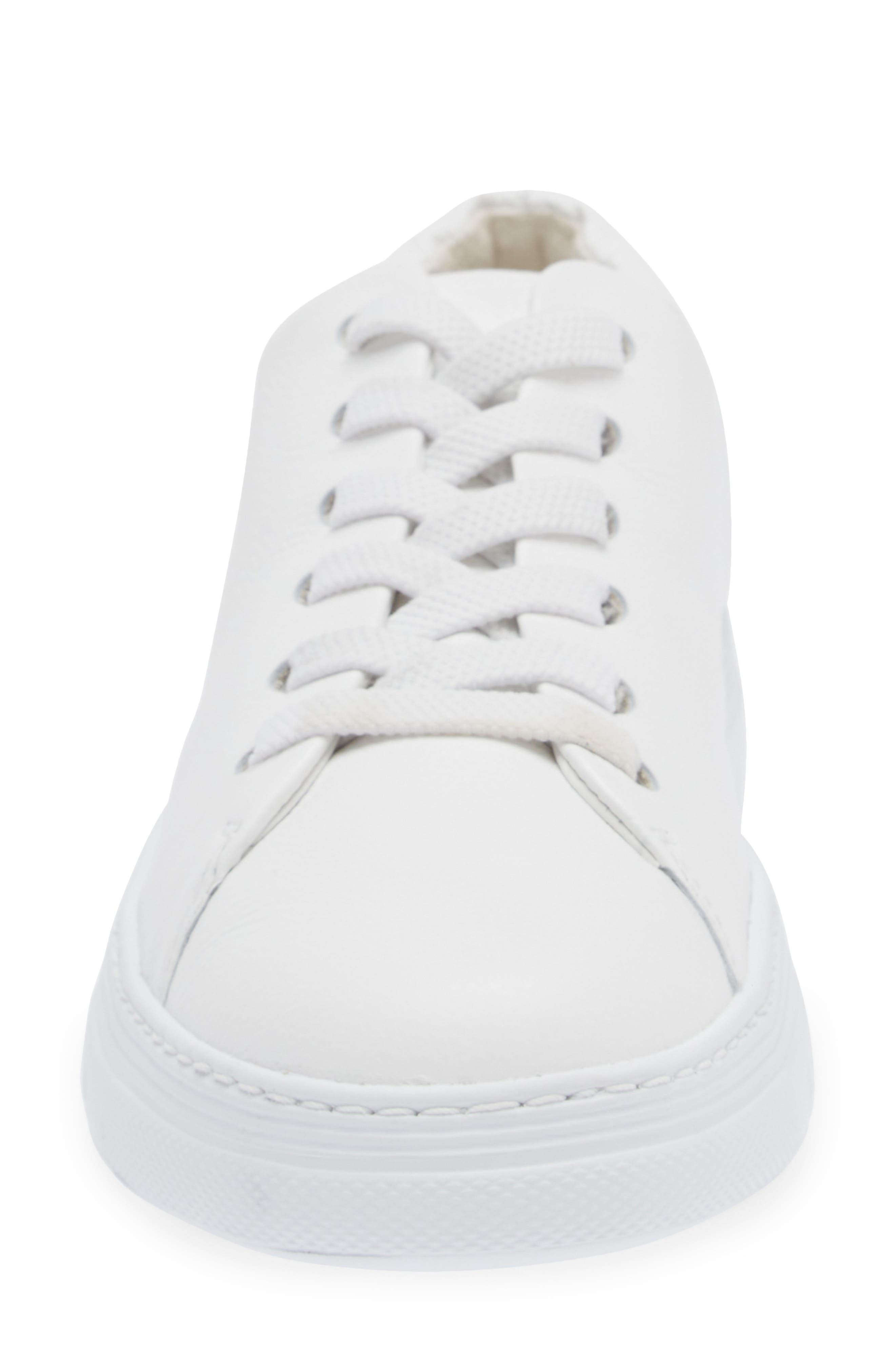 Paul Green Grip Sole Sneaker, Alternate, color, White Leather