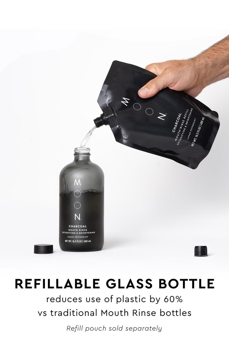 MOON Charcoal Mouth Rinse, Alternate, color,