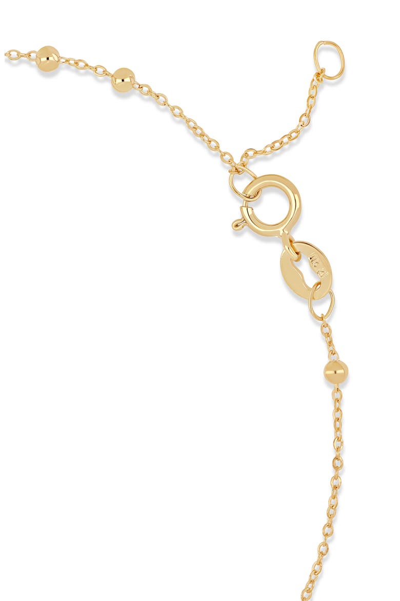 14K Gold Star Charm Bracelet, Alternate, color, 14K YELLOW GOLD