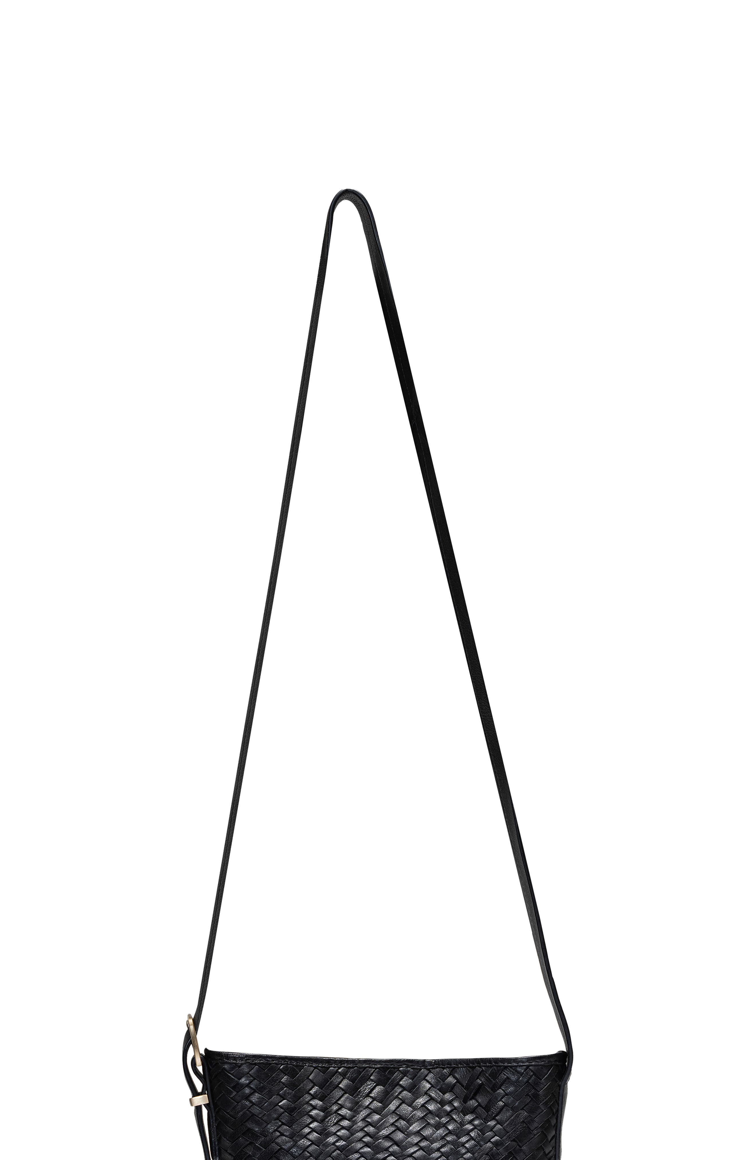 Écotorie Waco Leather Bucket Bag, Alternate, color, Black