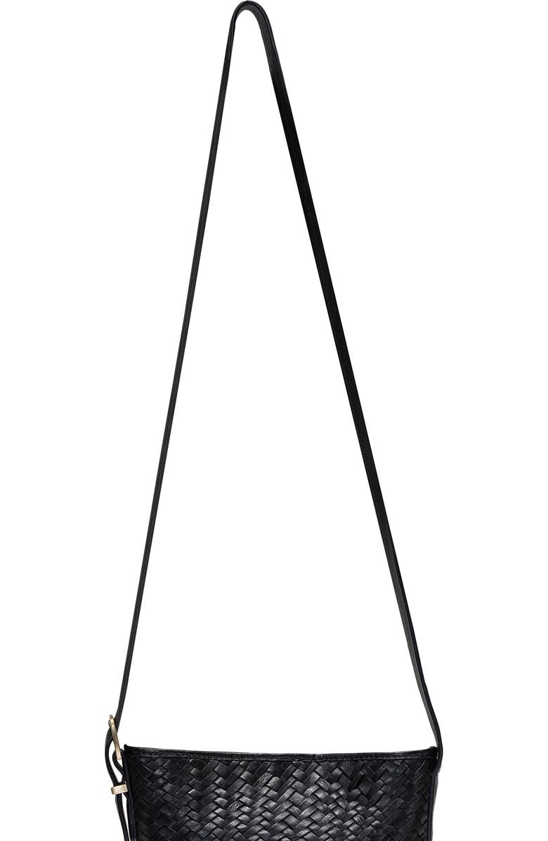 Écotorie Waco Leather Bucket Bag, Alternate, color, Black