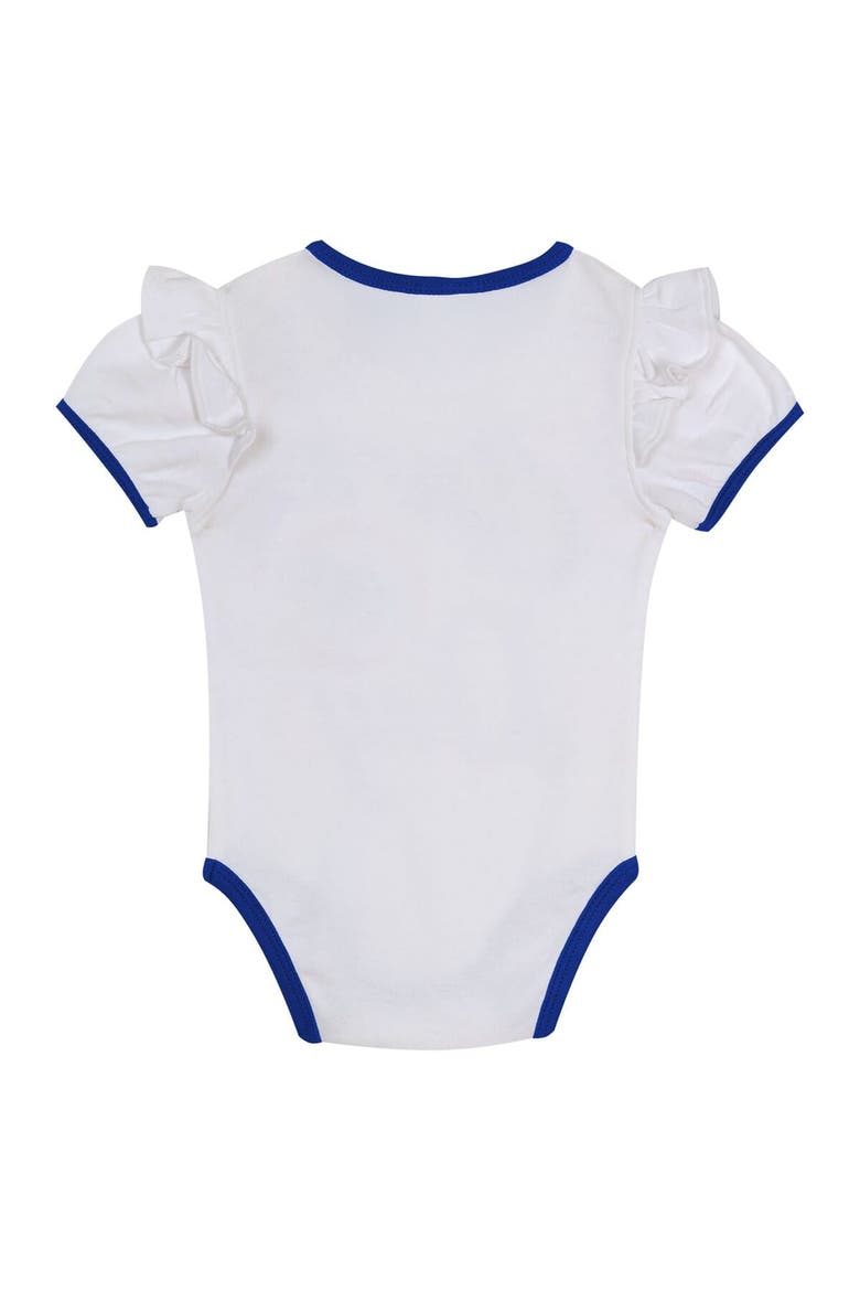 Newborn Outerstuff  White/Blue Los Angeles Dodgers  Bodysuit, Headband & Skirt Set, Alternate, color, White
