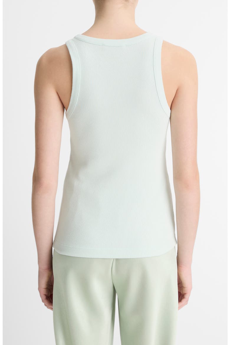 Scoop Neck Rib Tank, Alternate, color, AQUA DEW