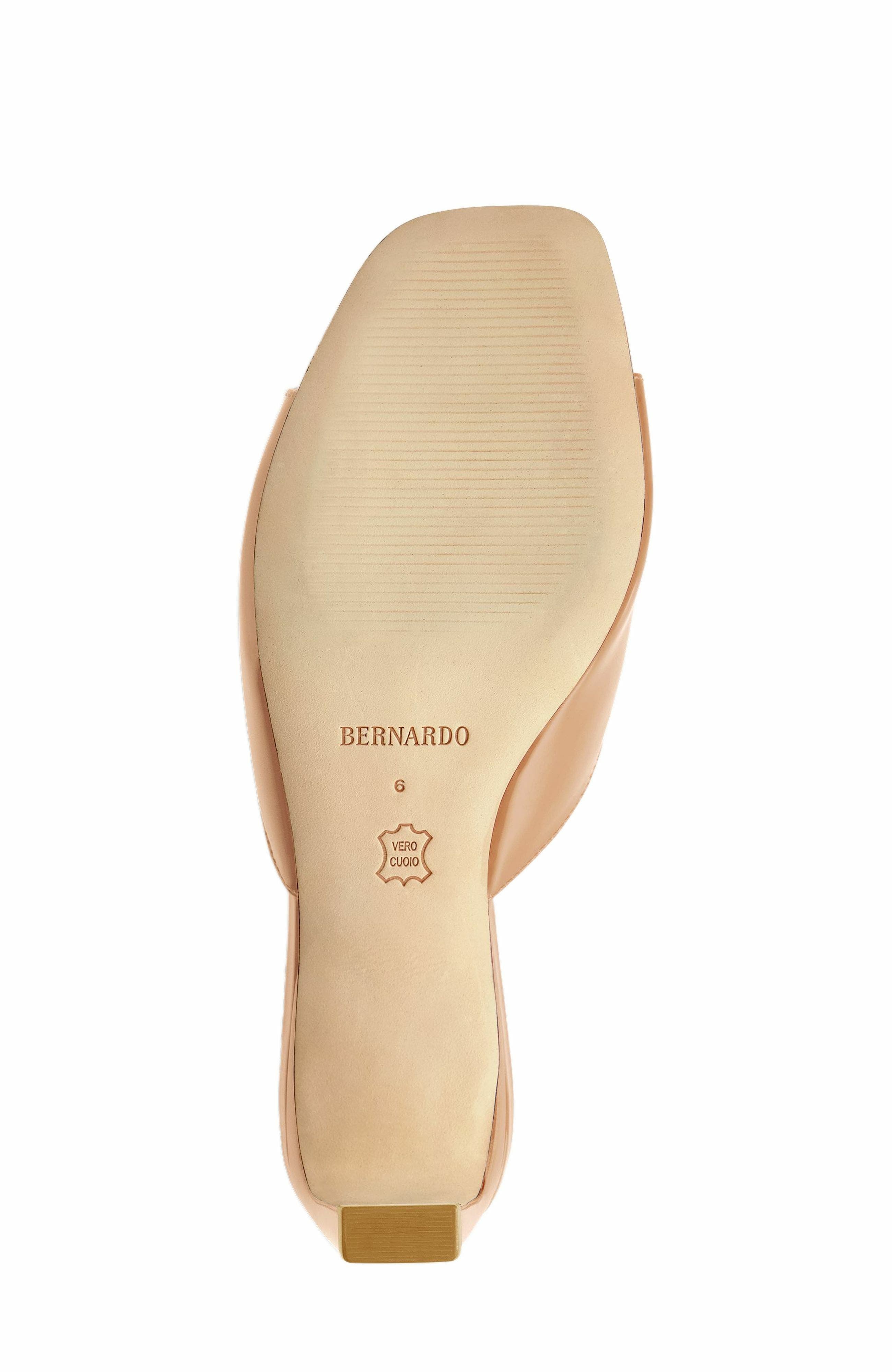 Bernardo Footwear Cenza Kitten Heel Mule, Alternate, color, Dune