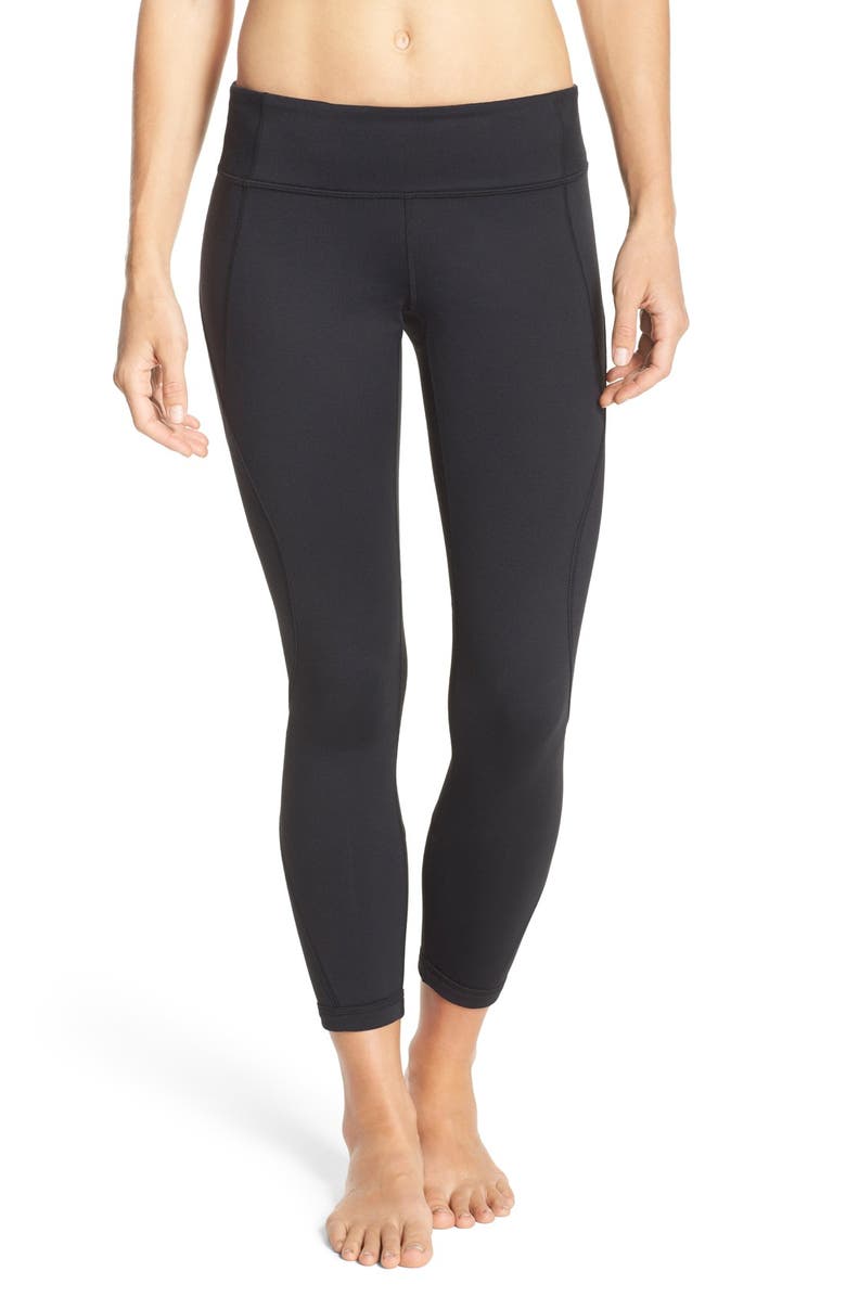 Zella 'Lattice' Crop Leggings, Alternate, color,