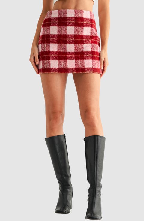 Plaid Miniskirt