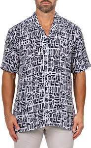 Maceoo Apachi Marthyr0249 White Camp Shirt