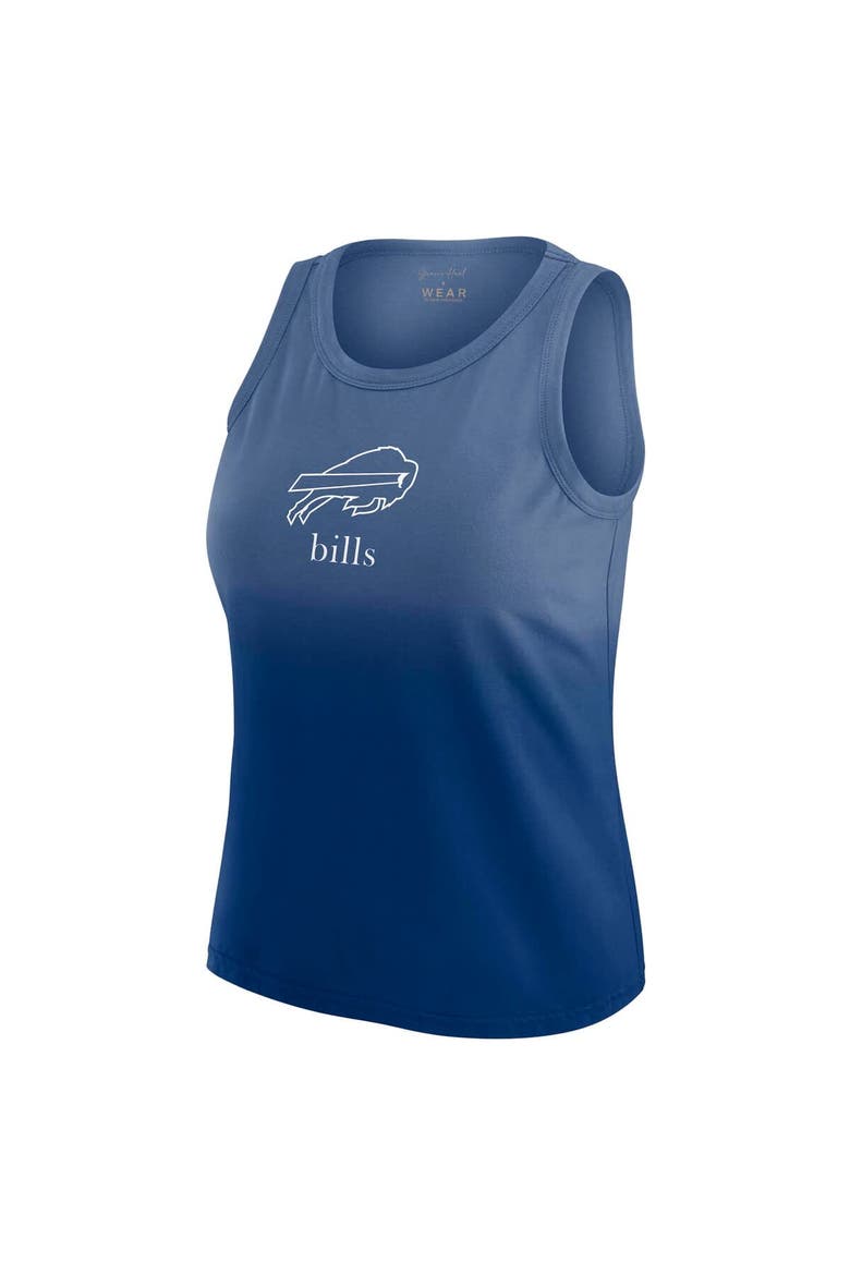 Women's WEAR by Erin Andrews x Gracie Hunt Royal Buffalo Bills Ombre Tank Top, Alternate, color, Royal