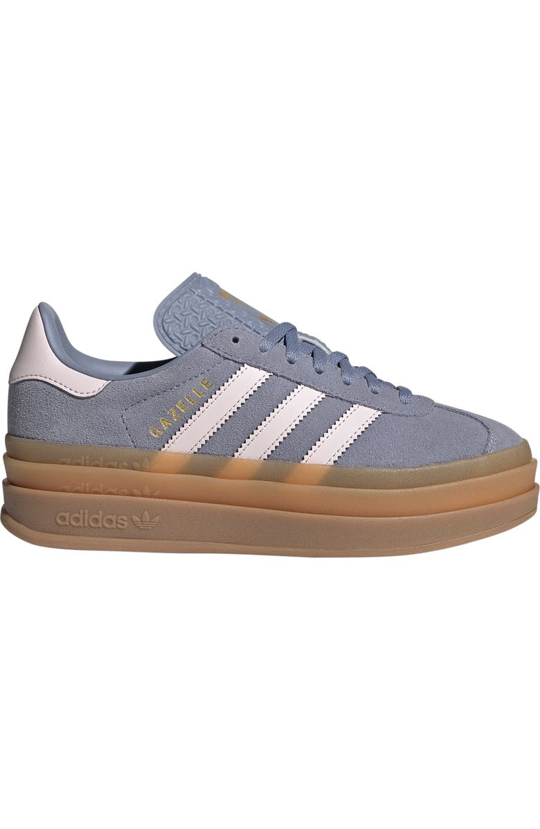 adidas Kids' Gazelle Bold Sneaker, Alternate, color, Silvio/Alm