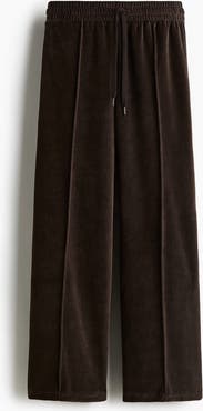 H&M Wide Velour Joggers