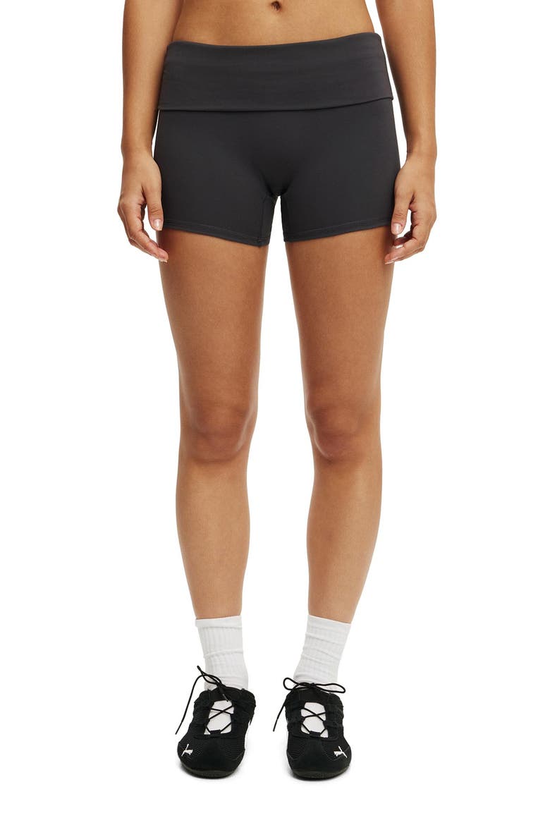 Women's Active Ultra Soft Roll Over Shortie Short, Main, color, Graphite