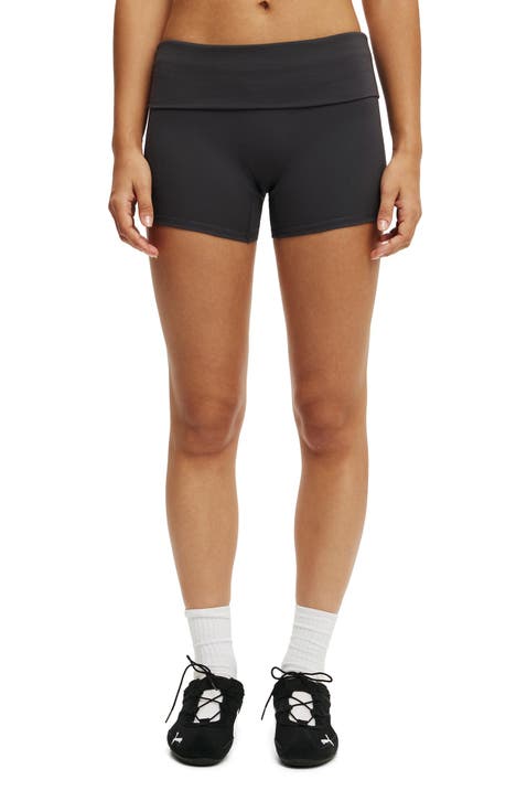 Women's Active Ultra Soft Roll Over Shortie Short