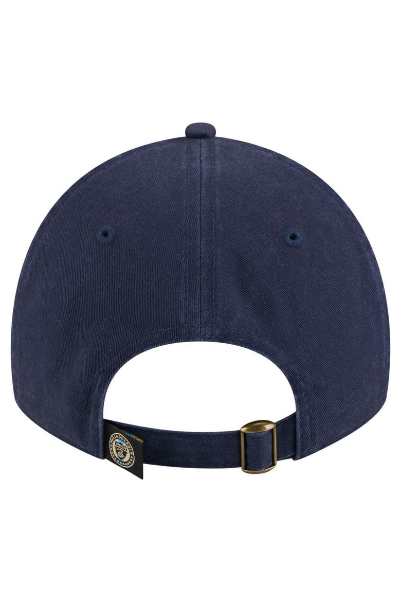 Women's New Era  Navy Philadelphia Union Script 9TWENTY Adjustable Hat, Alternate, color, Navy