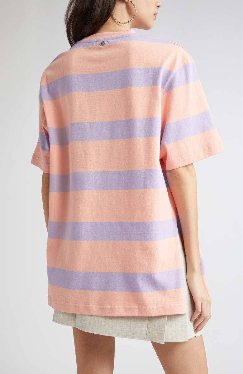 Rabanne Stripe Cotton T-Shirt, Alternate, color, 