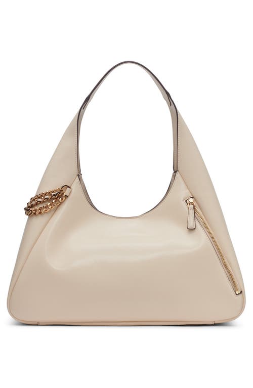 Shop Karl Lagerfeld Paris Delaine Hobo Bag In Brie
