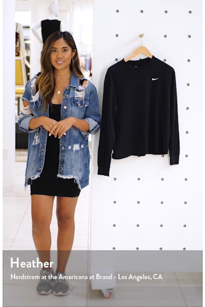Essential Mock Neck Long Sleeve Tee video