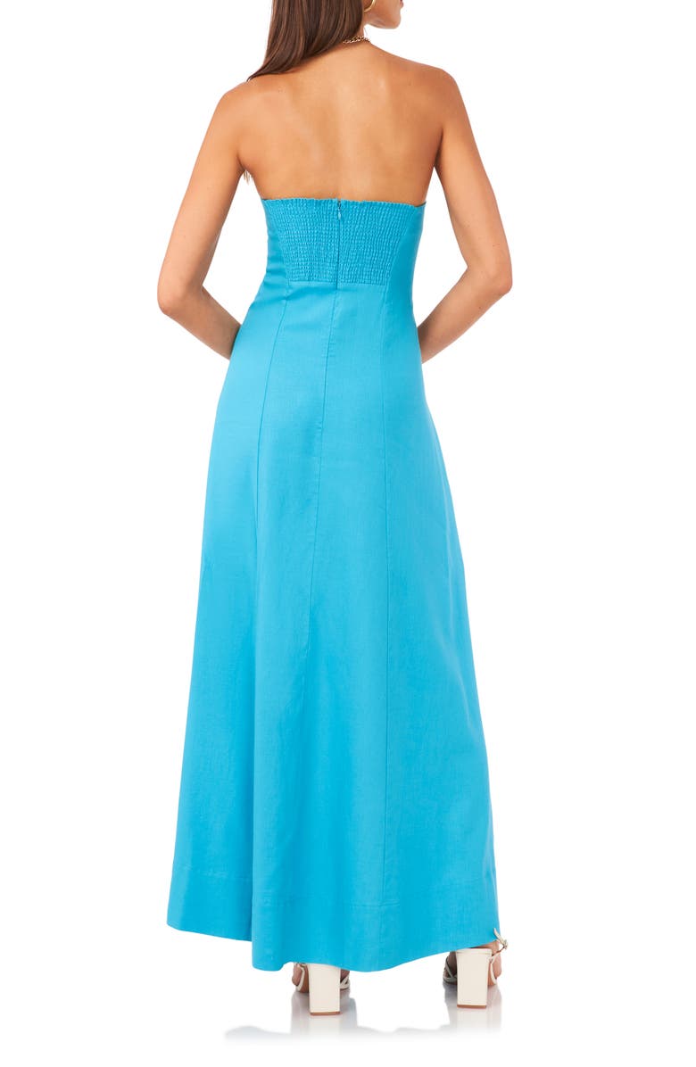 1.STATE Strapless Linen Blend Maxi Dress | Nordstromrack