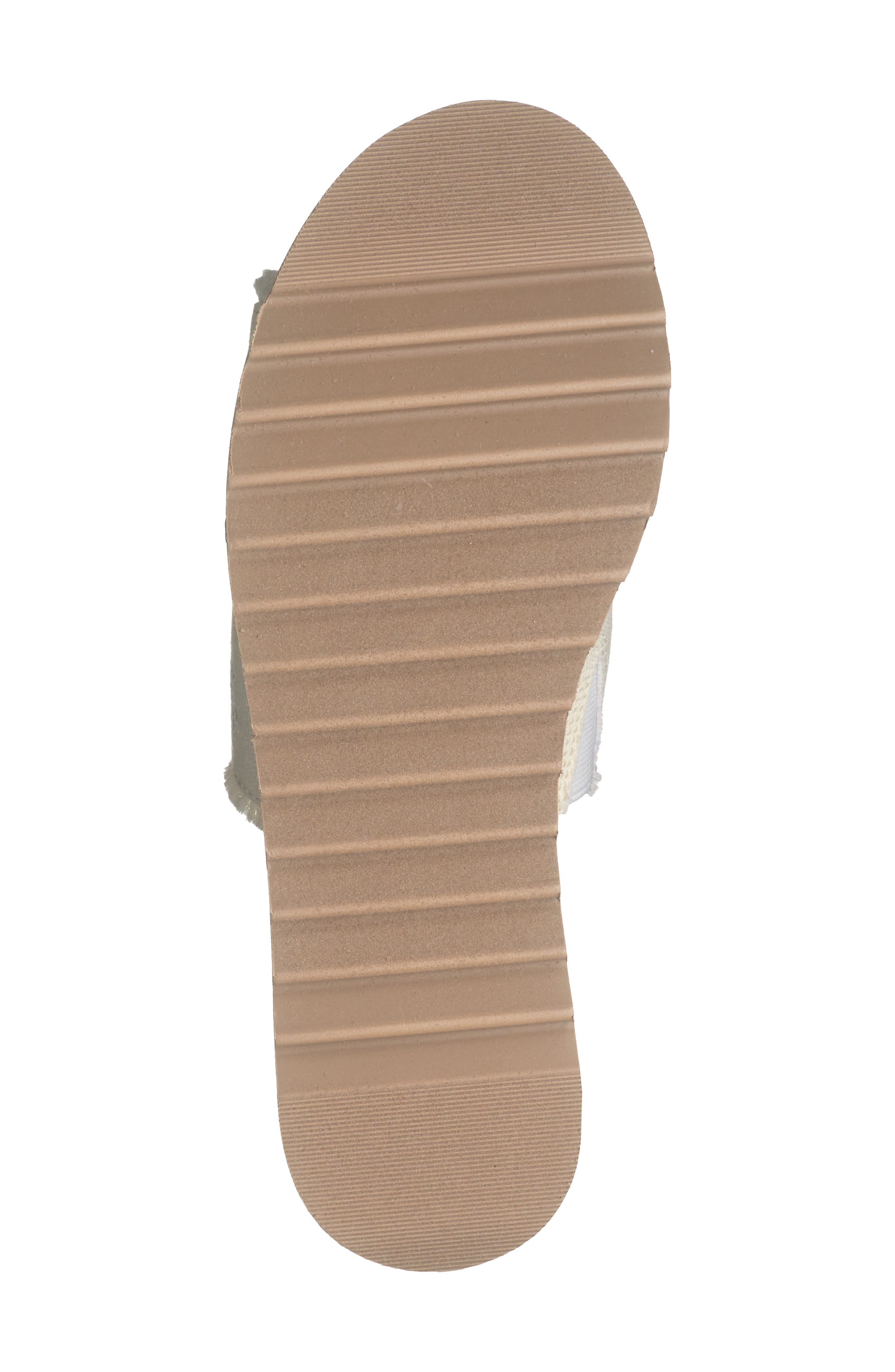 TOMS Gamule Platform Wedge Sandal, Alternate, color, Off White