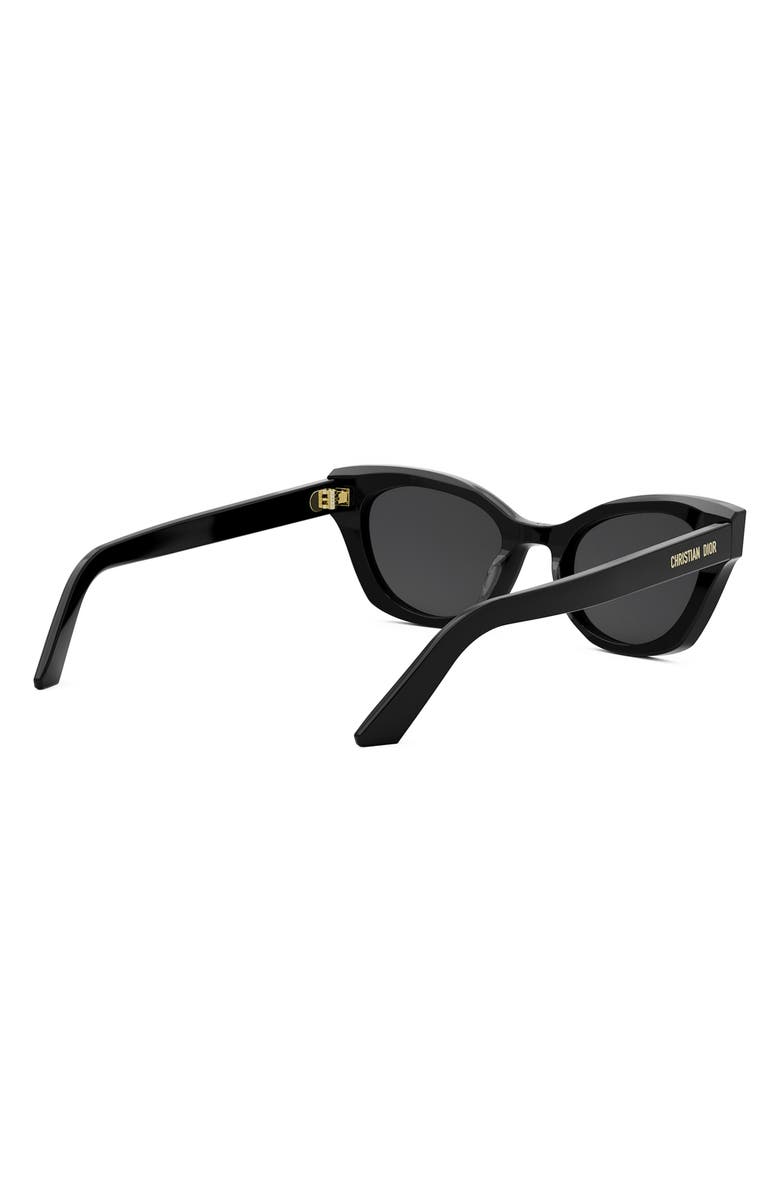 DIOR 'DiorMidnight B2I Cat Eye Sunglasses, Alternate, color, Shiny Black / Smoke