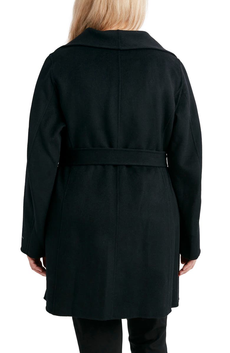 Tahari Ella Wool Blend Wrap Coat, Alternate, color, 